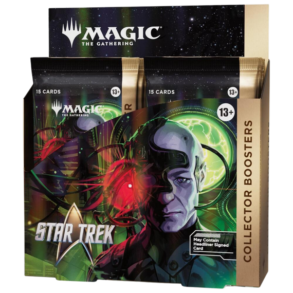 Magic: The Gathering | Star Trek Collector Booster Box - 12 Packs, English, Factory Sealed — factory sealed, shown in original packaging